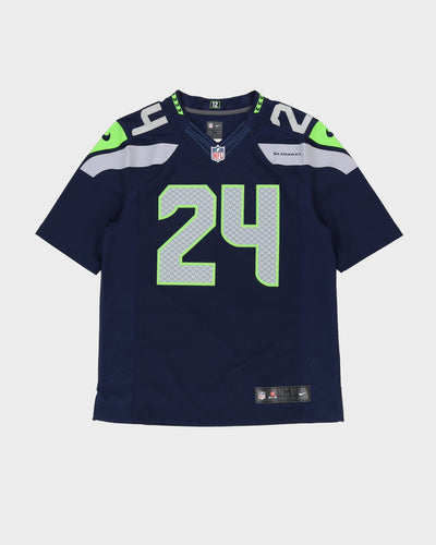 Marshawn Lynch #24 Seattle Seahawks Stitched NFL Jersey - M