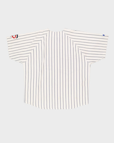 Vintage 90s Minnesota Twins Russell Athletic White Pinstripe Jersey - L