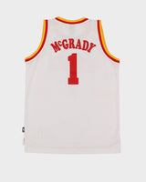 Tracy McGrady #1 Houston Rockets Reebok White / Red NBA Basketball Jersey - M