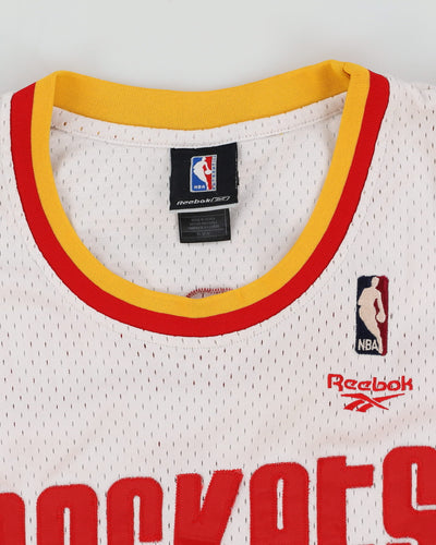 Tracy McGrady #1 Houston Rockets Reebok White / Red NBA Basketball Jersey - M