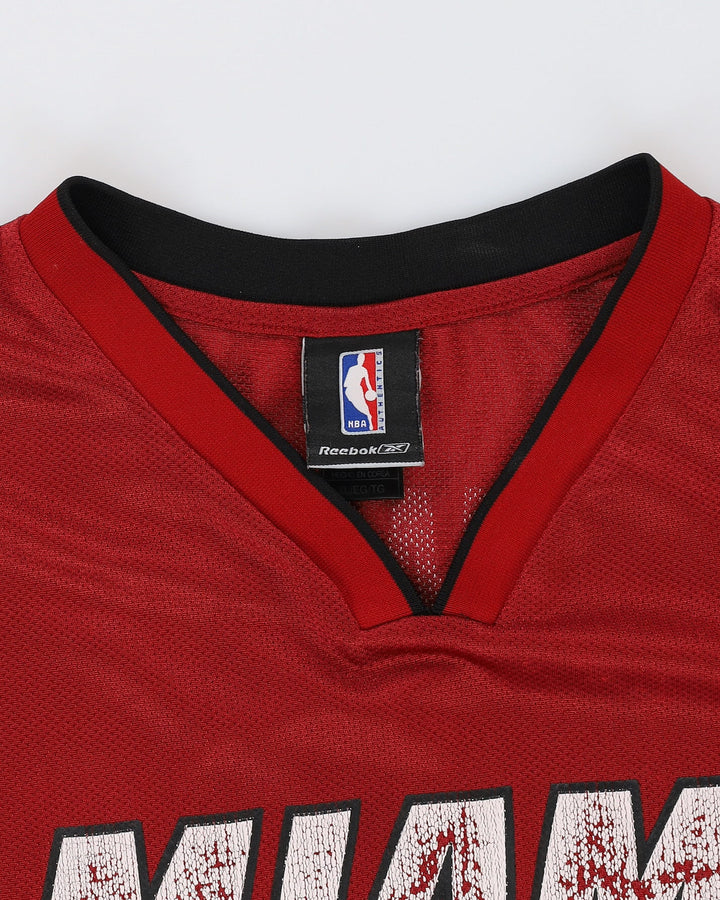 Dwayne Wade #3 Miami Heat Reebok Red NBA Basketball Jersey - XL