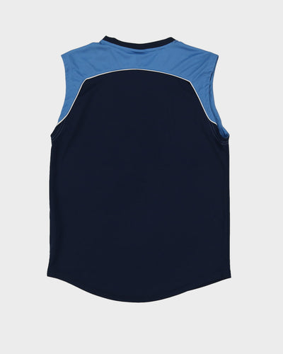 00s Nike Total 90 Navy Vest / Football Shirt - L