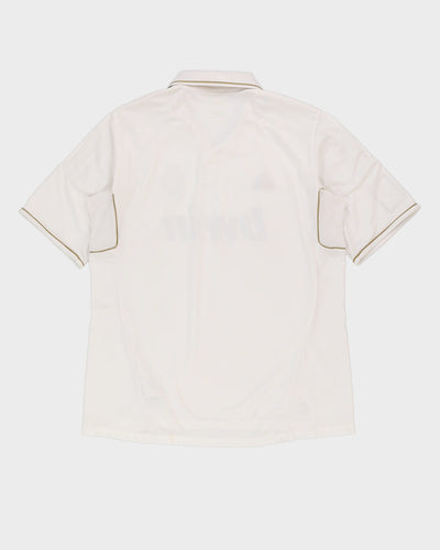 2011-12 Real Madrid White / Gold Home Football Shirt - XL