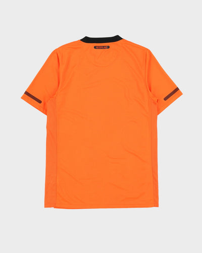 2010-11 Netherlands Nike Orange Home Football Shirt - S