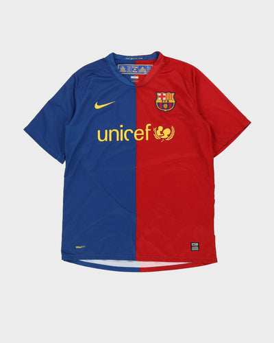 2008-09 Barcelona Home Football Shirt - M