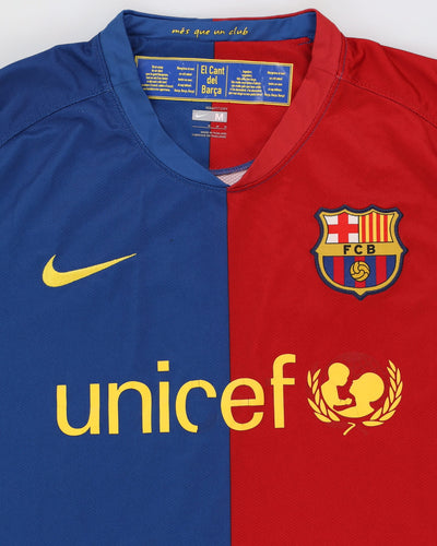 2008-09 Barcelona Home Football Shirt - M