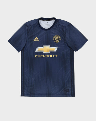 2018-19 Manchester United Blue Adidas Third Shirt - M