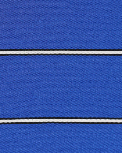 Vintage 90s Nike Blue Striped Oversized Football Shirt / Jersey - L