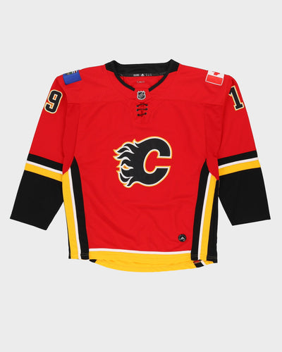 Matthew Tkachuk #19 Calgary Flames Adidas Red NHL Hockey Jersey - L