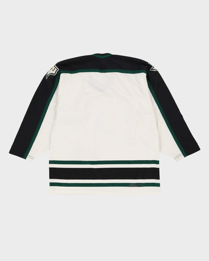 Vintage 80s Dallas Stars White NHL Hockey Jersey - M