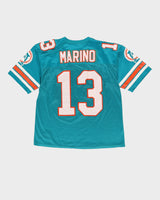 Vintage 90s Dan Marino #13 Miami Dolphins Blue NFL Jersey - XL