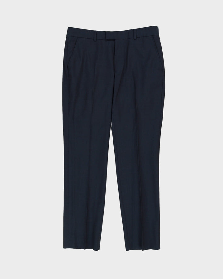 Ben Sherman Blue Jacket And Trouser Suit - S
