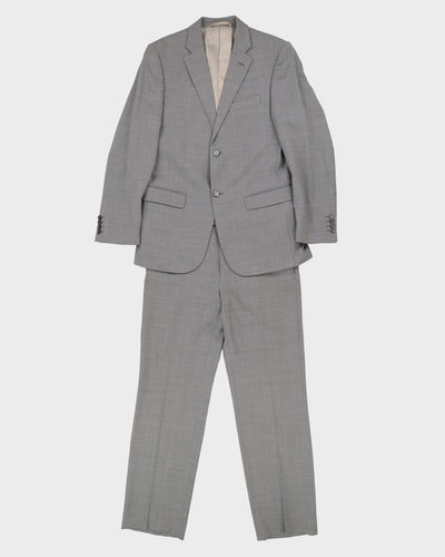 Jones New York Grey Check Patterned 2 Piece Suit - CH40 W32
