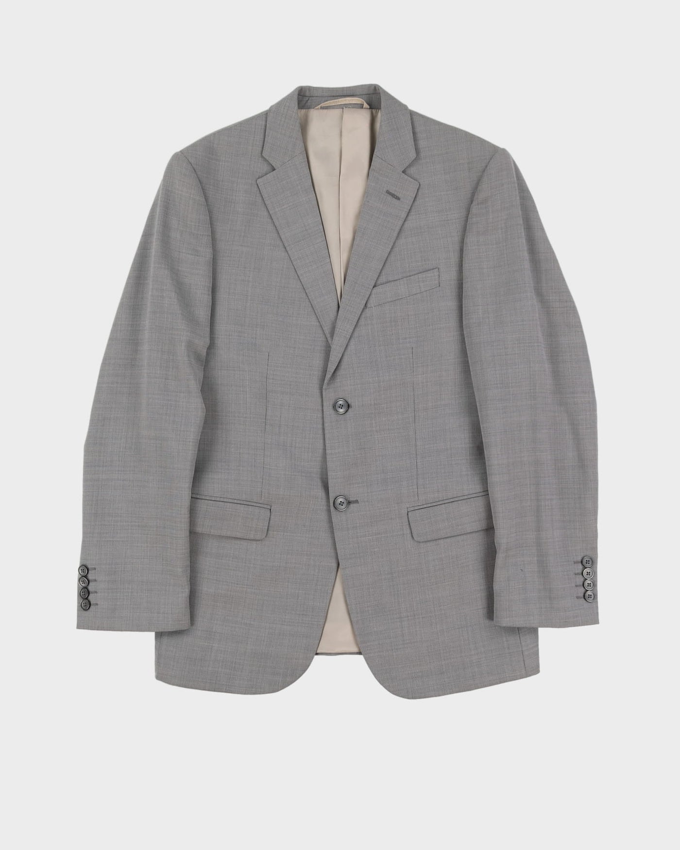 Jones New York Grey Check Patterned 2 Piece Suit - CH40 W32