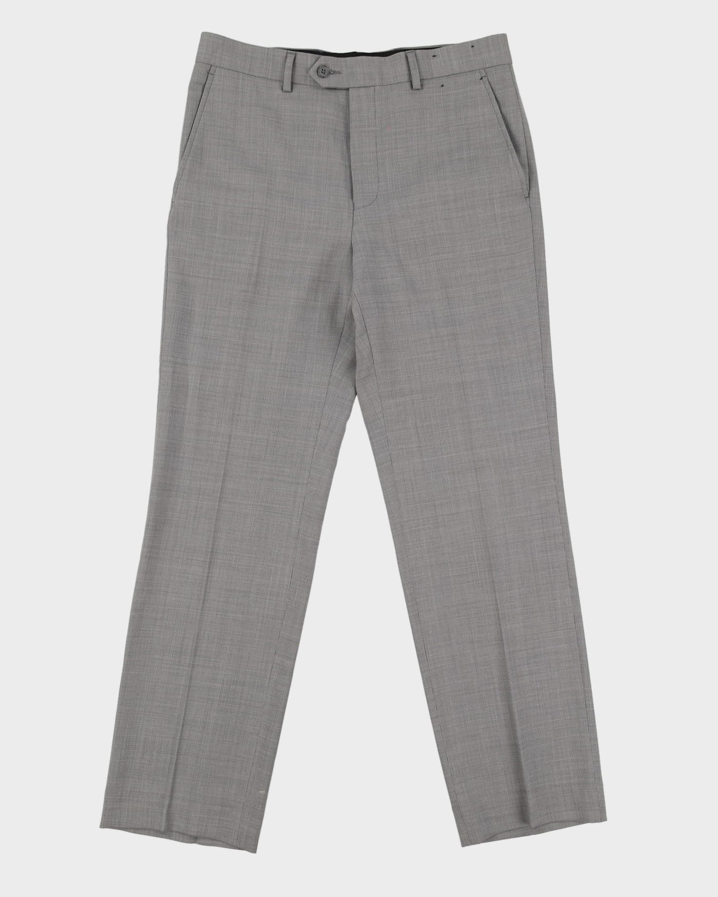Jones New York Grey Check Patterned 2 Piece Suit - CH40 W32