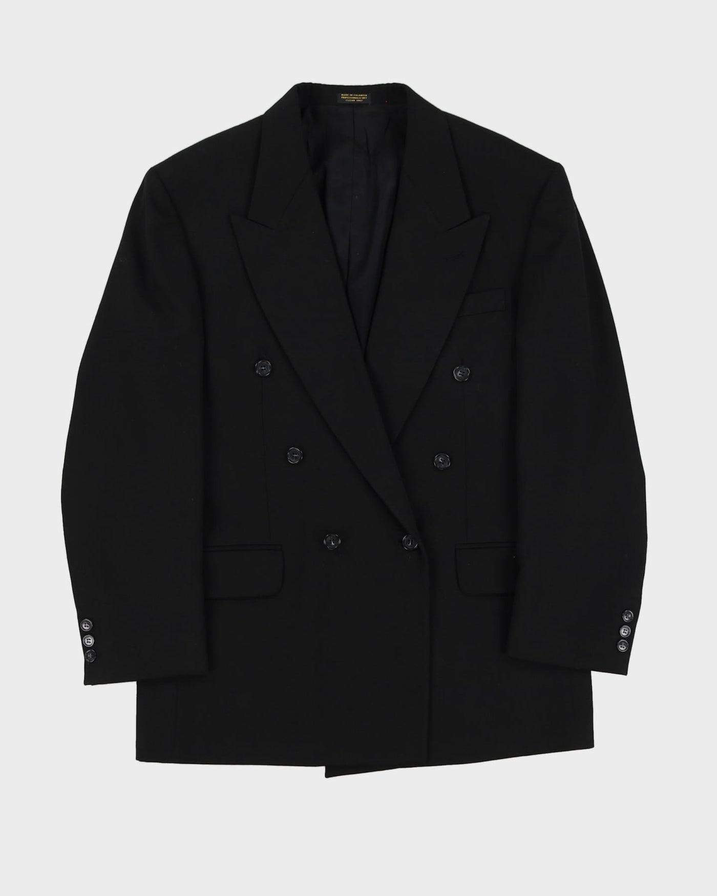 Oscar De La Renta Black 2 Piece Suit - CH42 W32