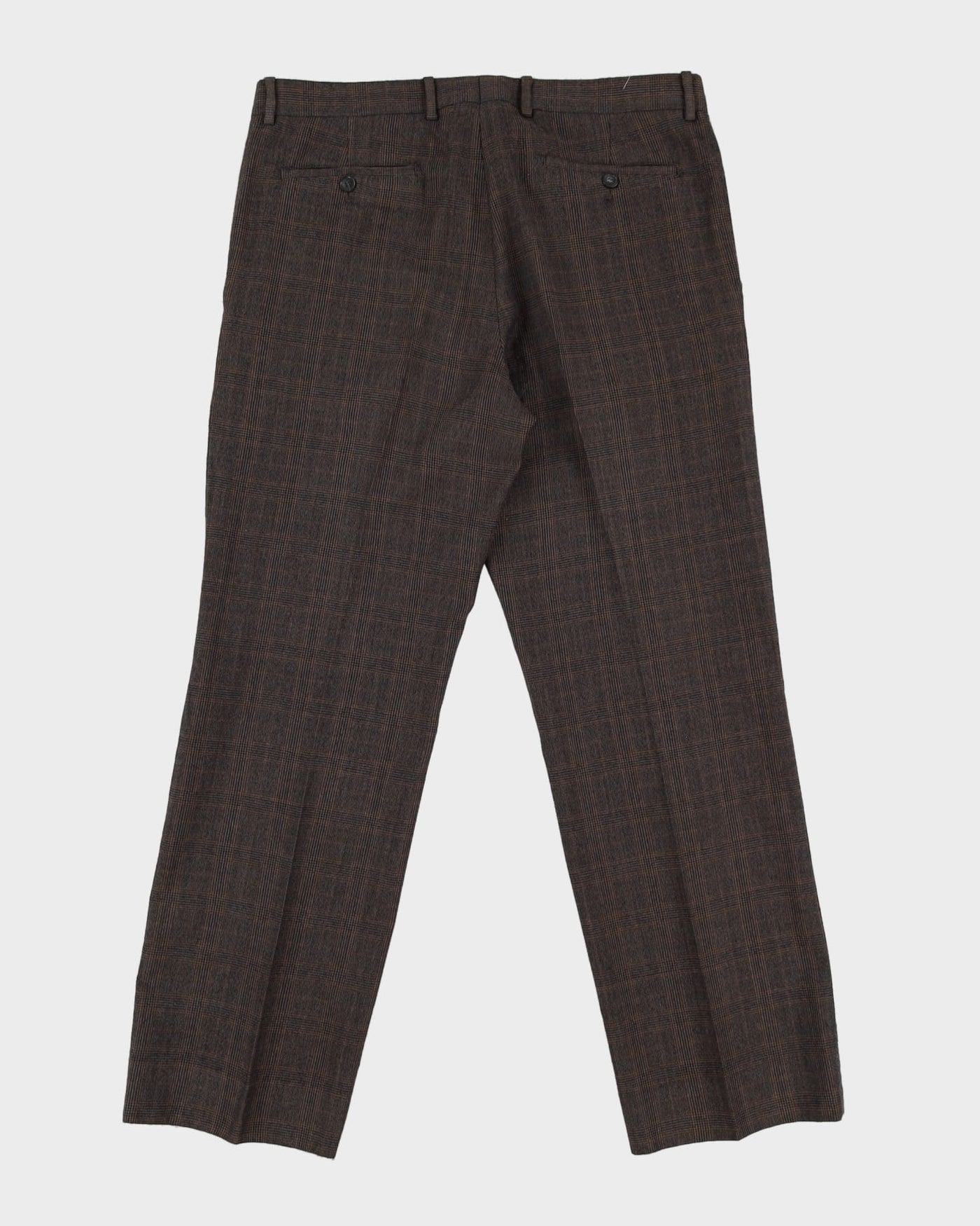 Emporio Armani Brown Check Patterned 2 Piece Suit - CH42 W36