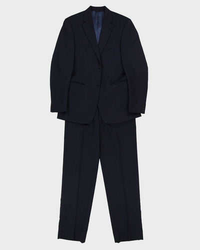 Tommy Hilfiger Navy Pinstripe Suit - CH38 W34