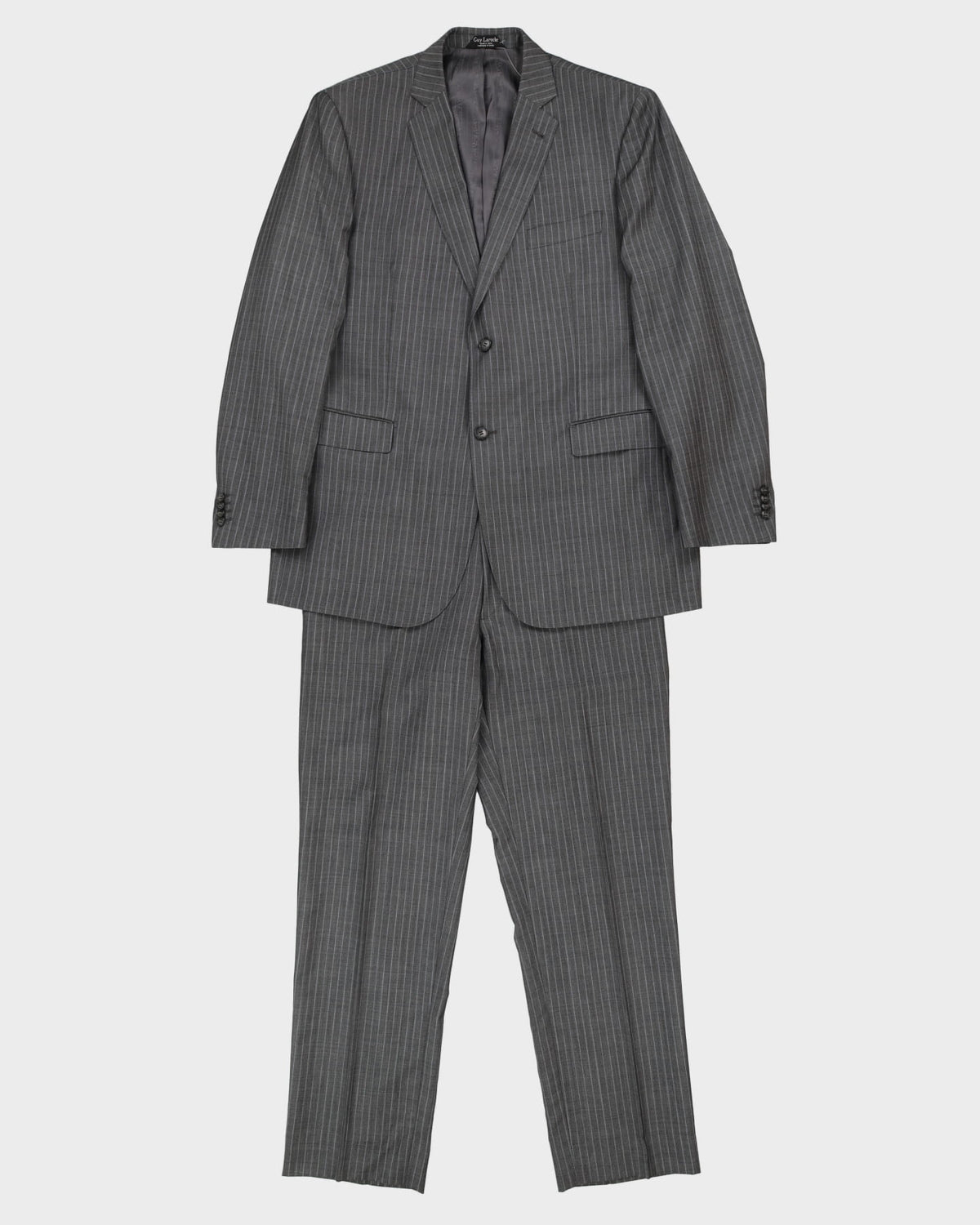 Guy Laroche Grey Pinstripe Suit - CH46 W36