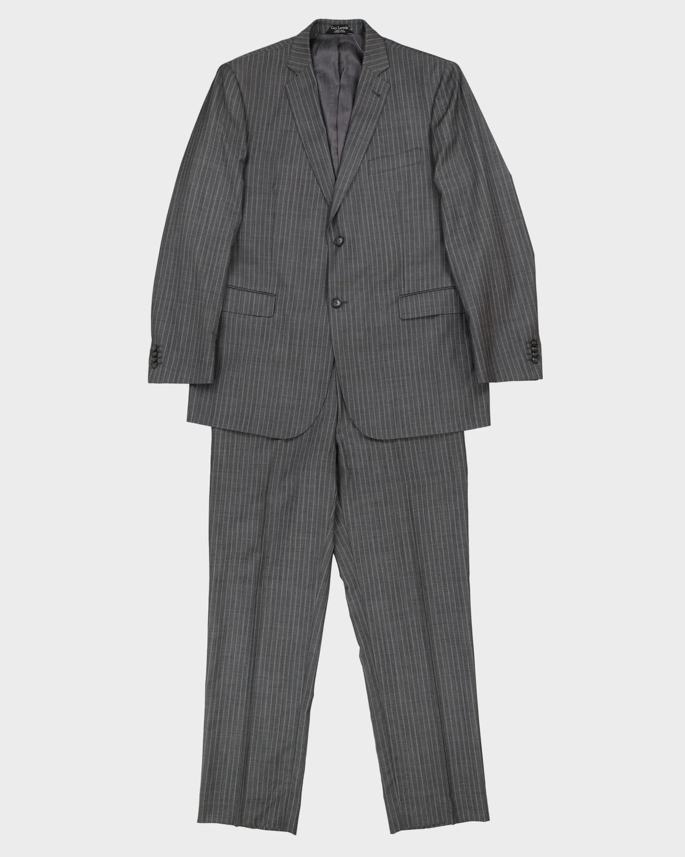 Guy Laroche Grey Pinstripe Suit - CH46 W36