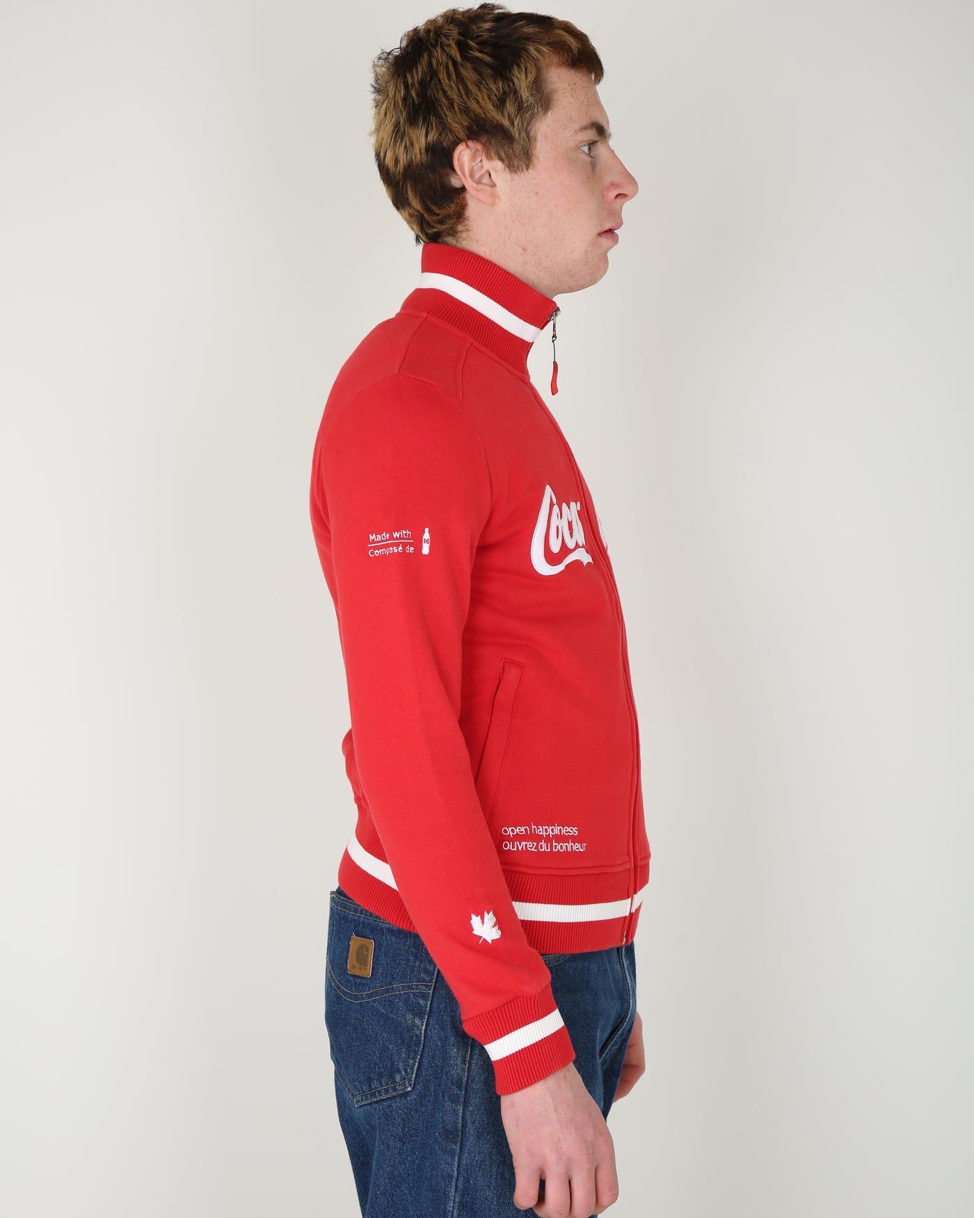 Olympics vancouver 2010 Coca cola red zip-up sweatshirt - xs
