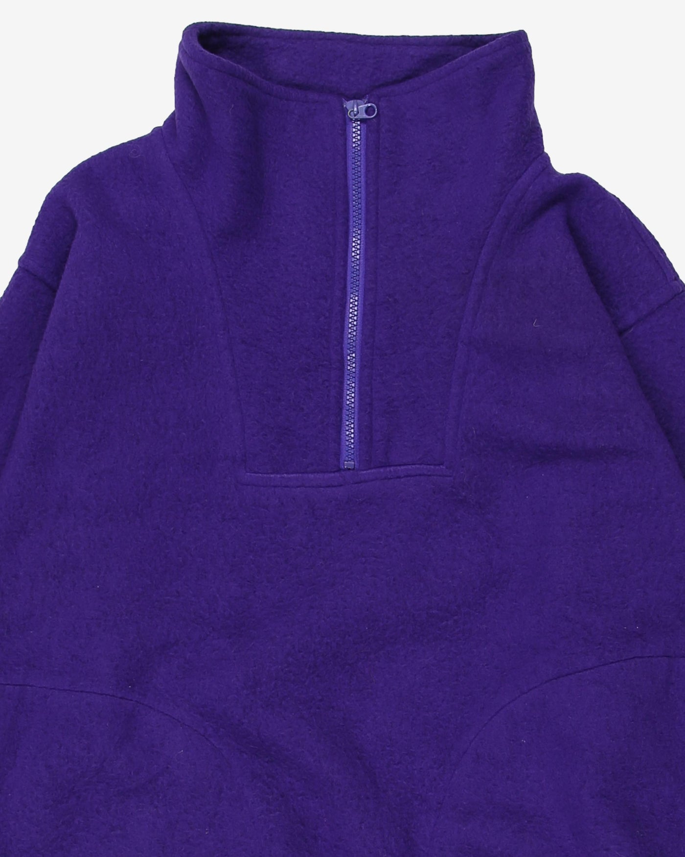 Vintage Woodwynn Purple Quarter-Zip Fleece - S