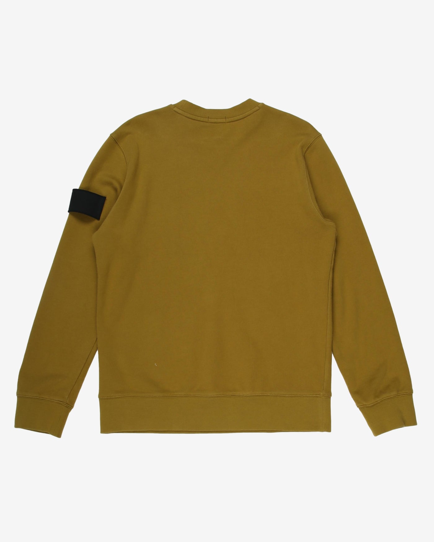 tiger gold green sleeve logo sweatshirt  - l