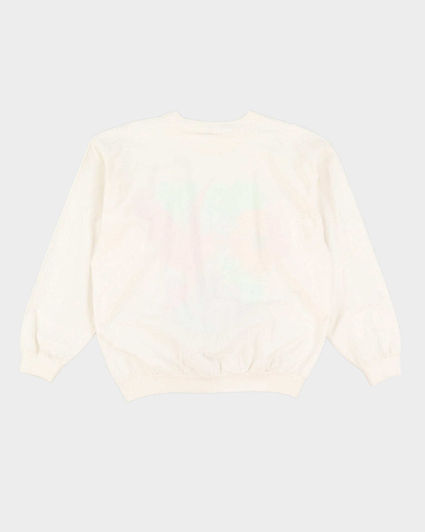 Vintage 80s Vallarta Graphic White Sweatshirt - M
