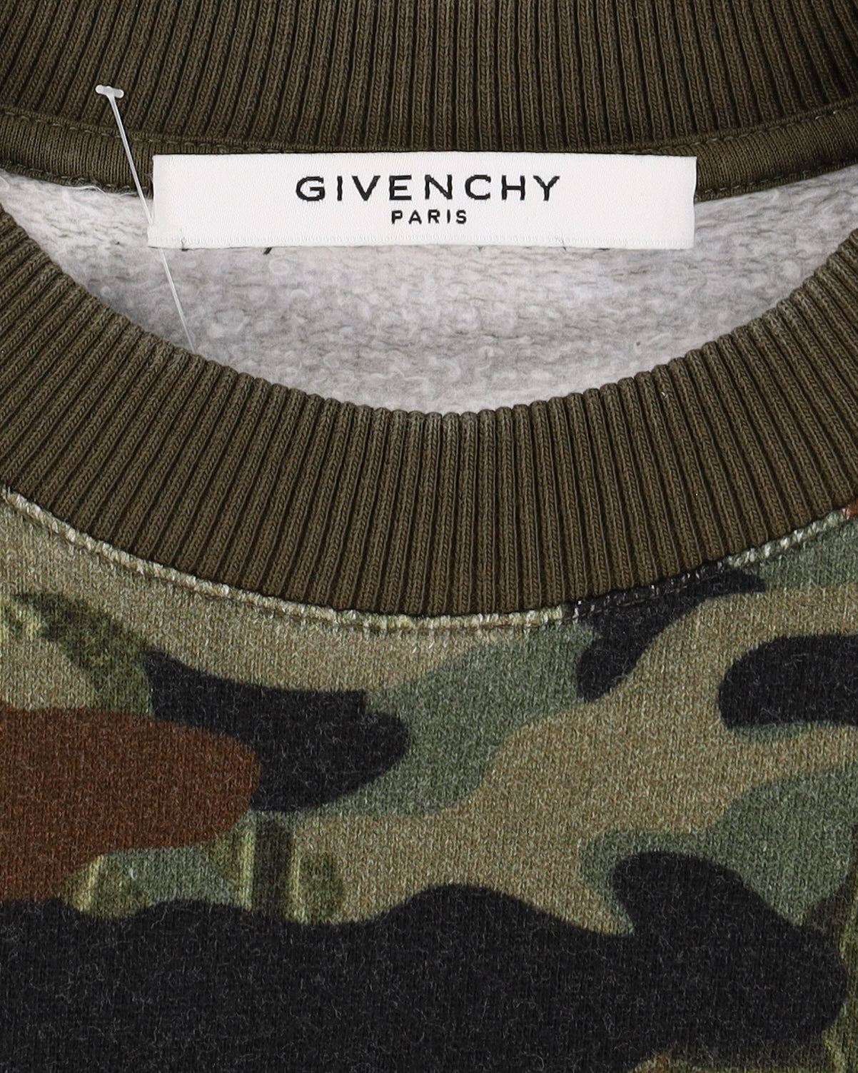 Givenchy All Over Illuminati Camo Print Logo Crewneck Sweatshirt - XS