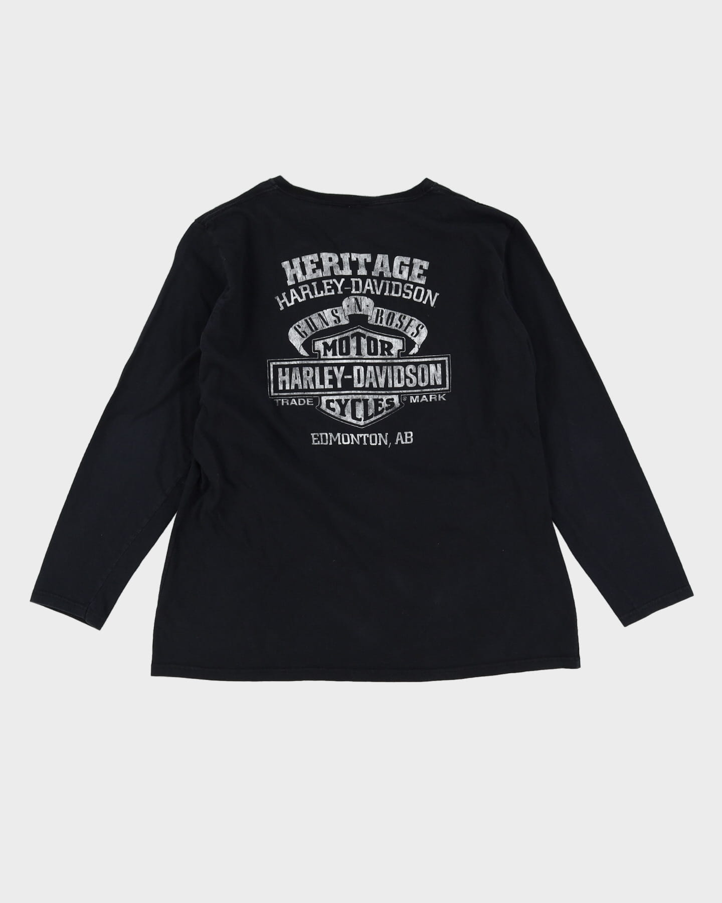 Harley Davidson X Guns N' Roses Black Long Sleeve T-Shirt - M