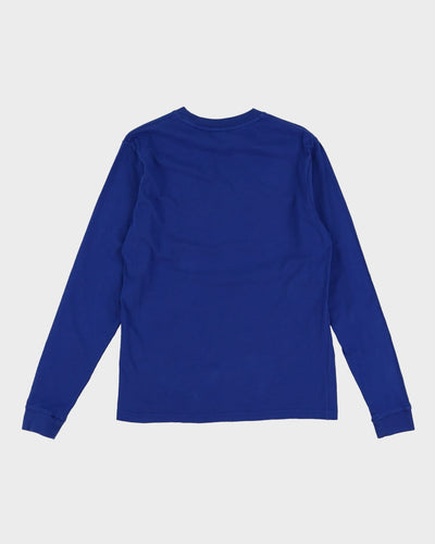 Russell Athletic Blue Long Sleeve T-Shirt - S