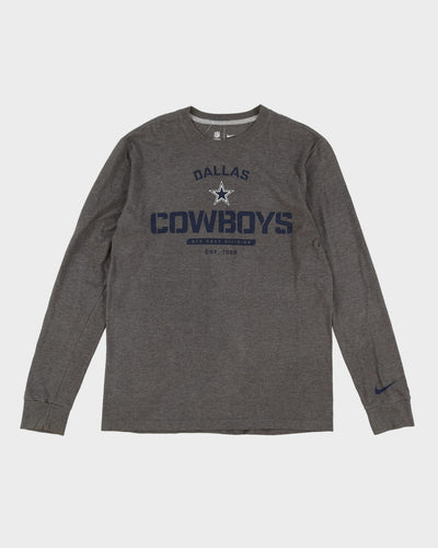 Nike Dallas Cowboys Grey NFL Long Sleeve T-Shirt - M