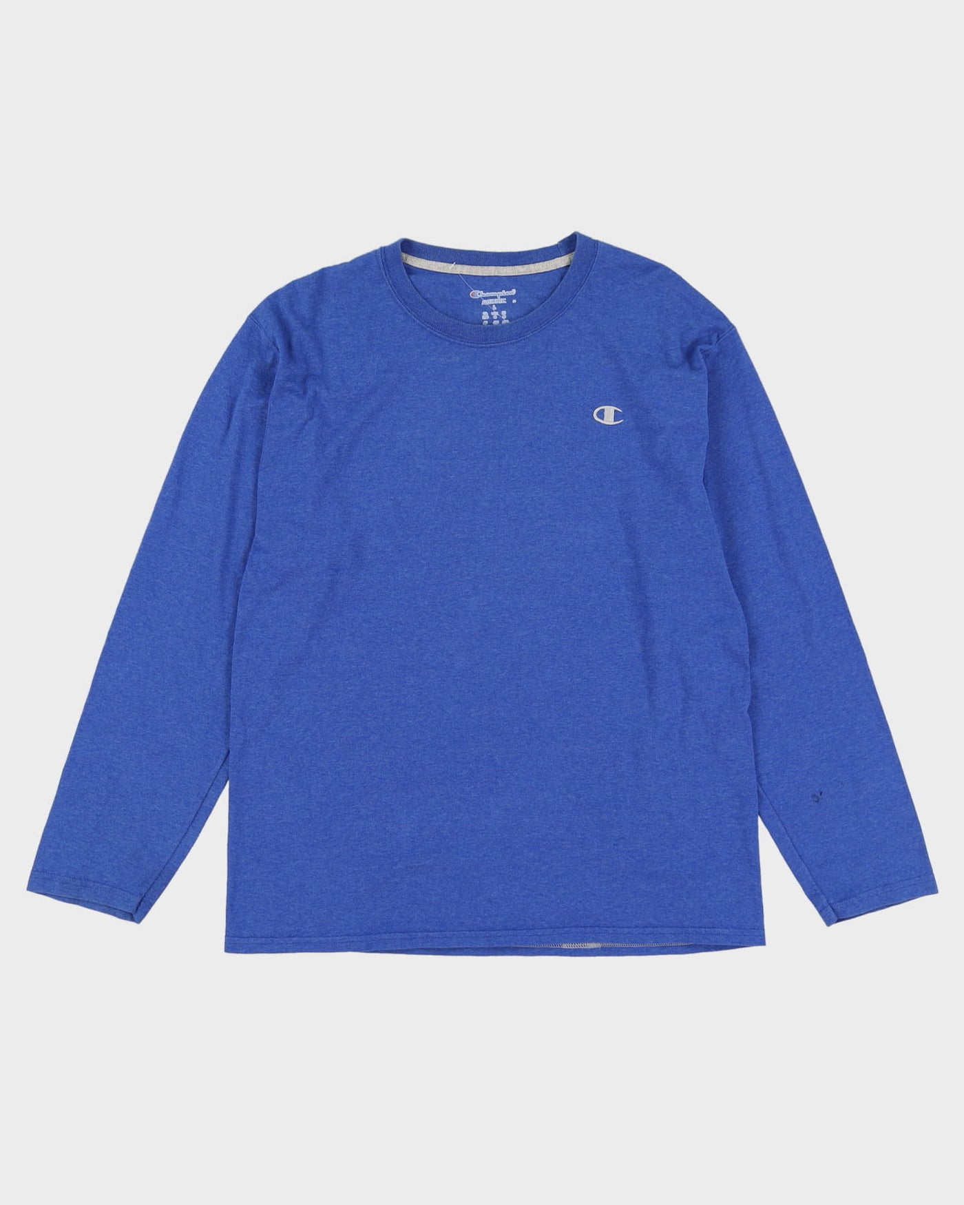 Champion Blue Long Sleeve T-Shirt - L