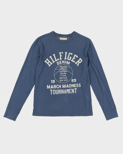 Tommy Hilfiger Blue Long Sleeve T-Shirt - XS / S