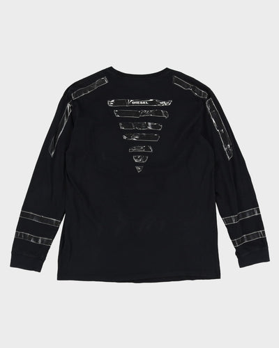 Diesel Black Long Sleeve T-Shirt - L