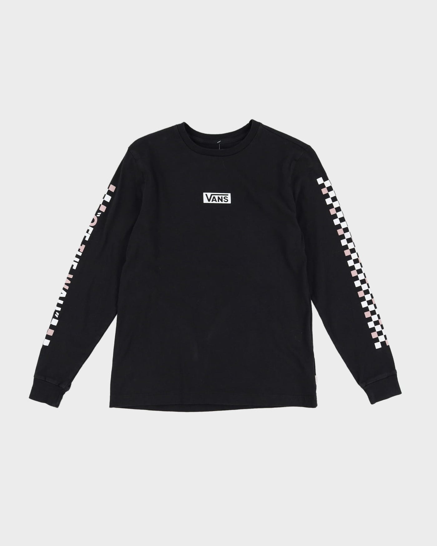 Vans Checkerboard Long Sleeve T-Shirt - XS