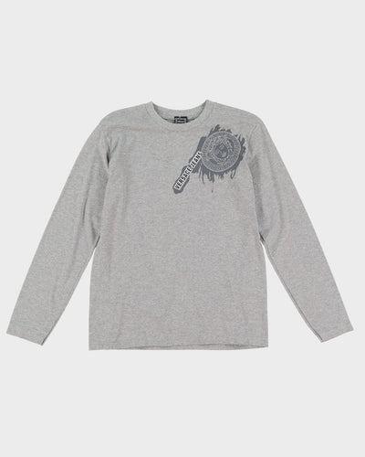 Versace Jeans Grey Long Sleeve T-Shirt - S / M