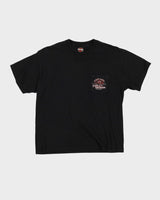 Harley Davidson Chicago Black Graphic Pocket T-Shirt - L