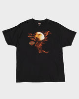 Harley Davidson Las Vegas Eagle Black Graphic T-Shirt - XL