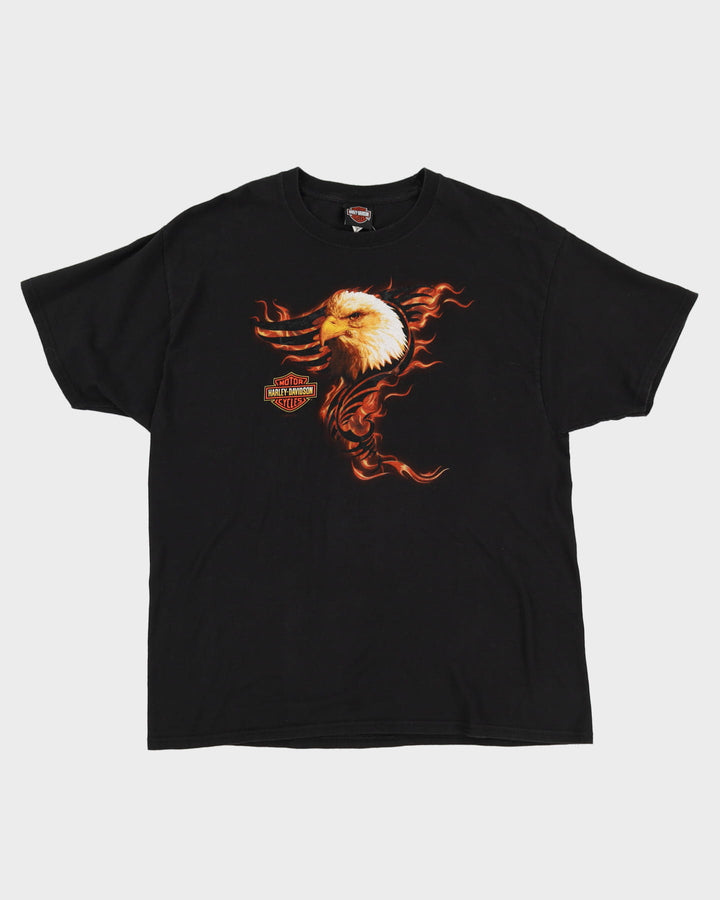 Harley Davidson Las Vegas Eagle Black Graphic T-Shirt - XL