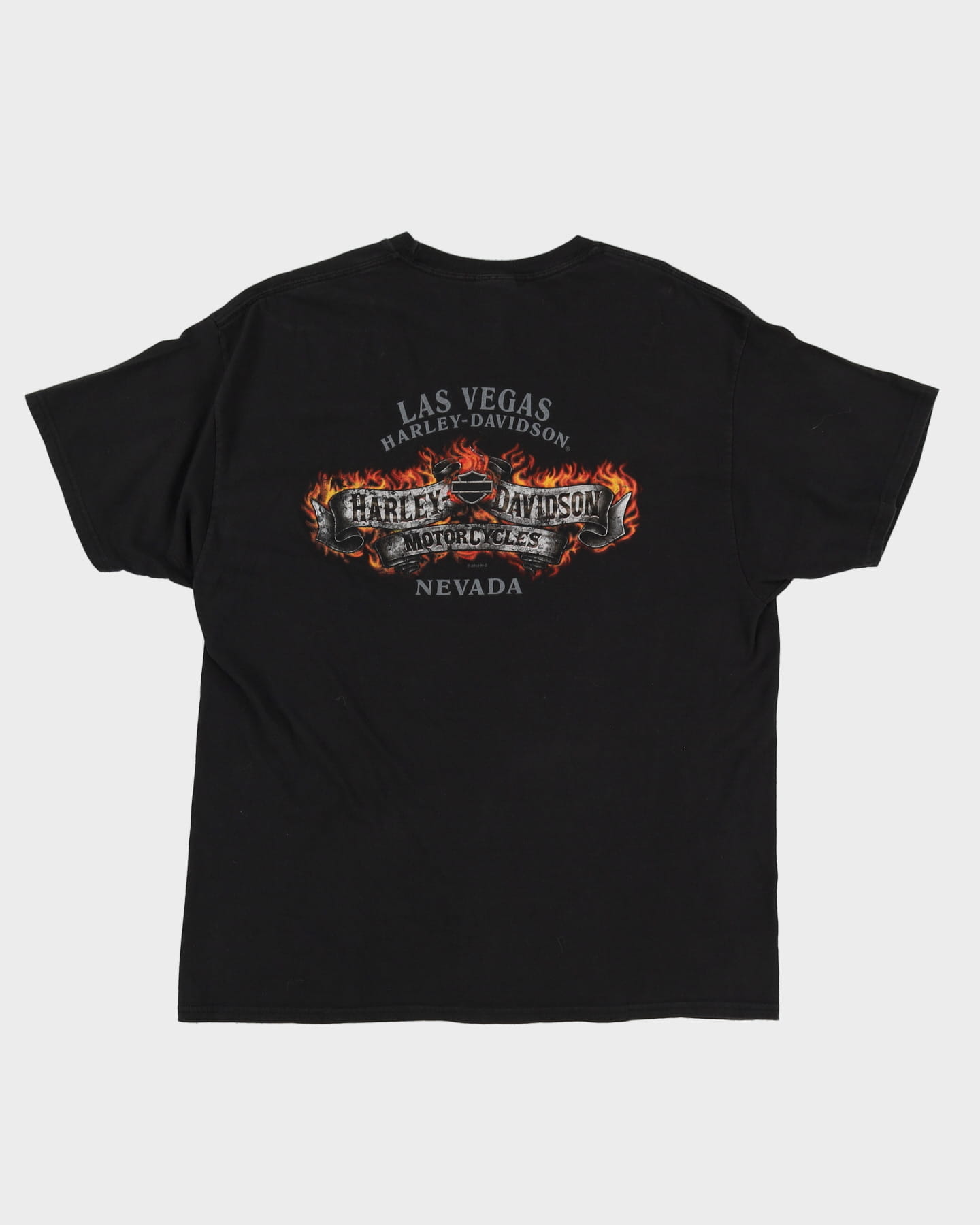 Harley Davidson Las Vegas Eagle Black Graphic T-Shirt - XL