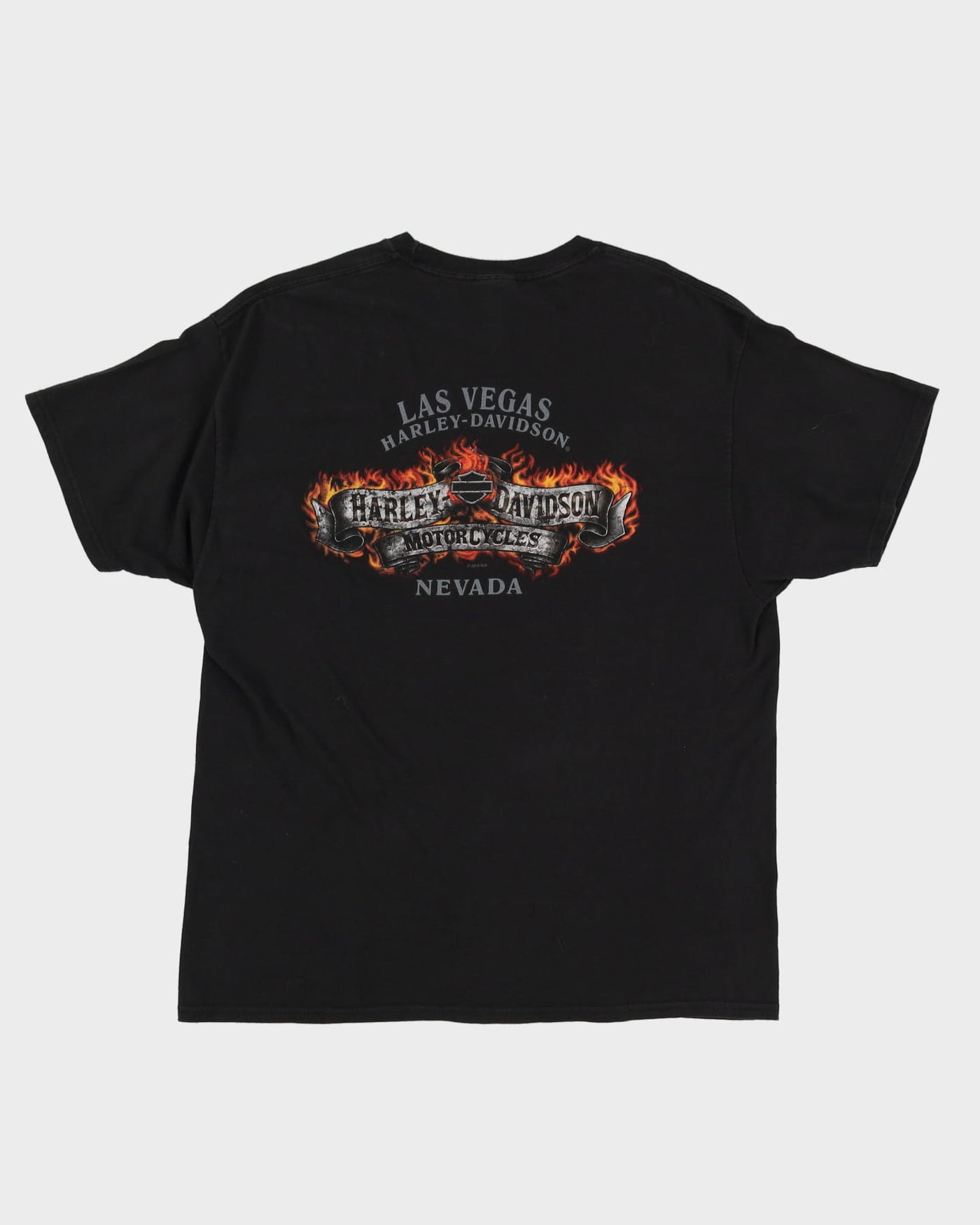 Harley Davidson Las Vegas Eagle Black Graphic T-Shirt - XL