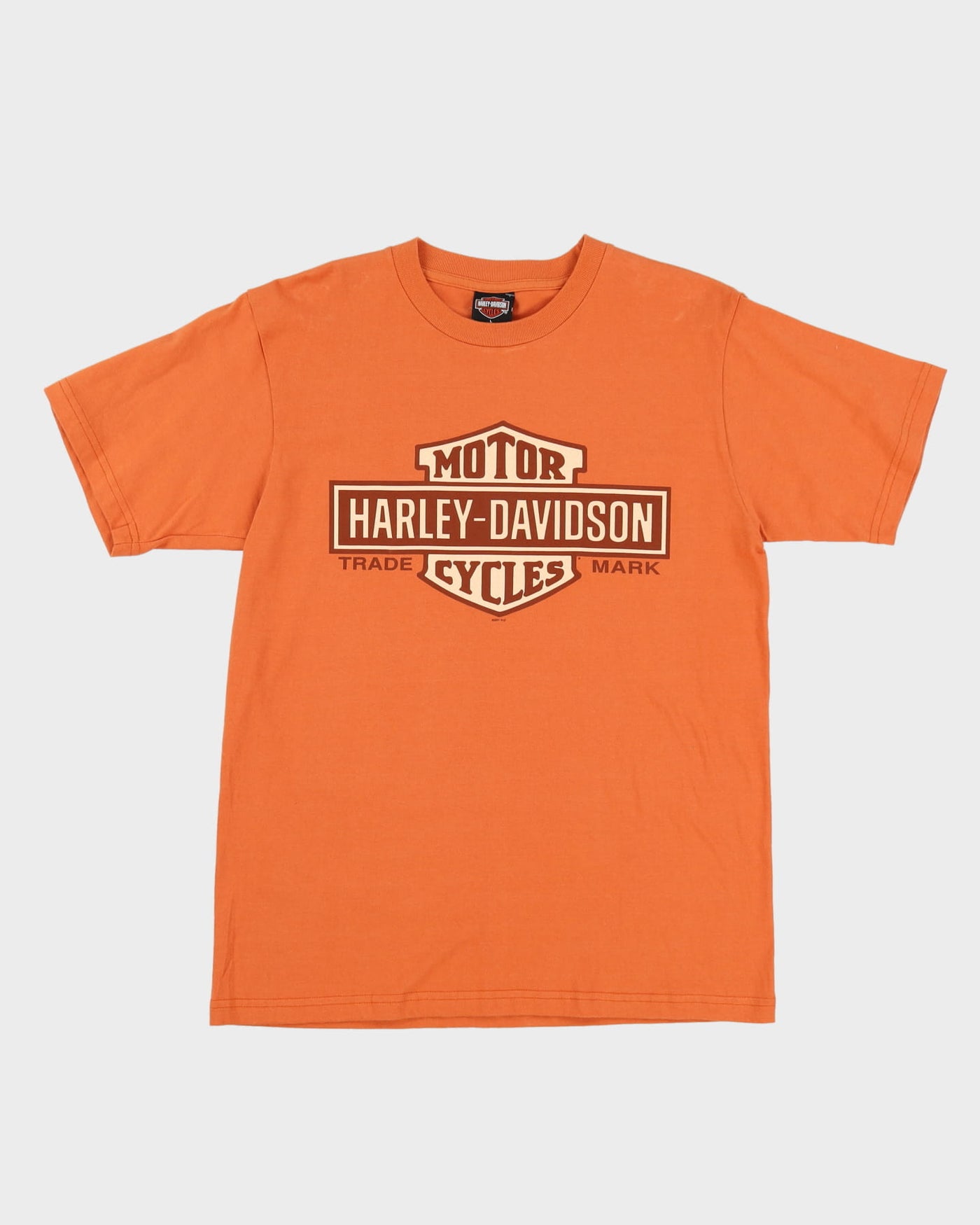 Harley Davidson Kelawna Canada Orange Graphic T-Shirt - L
