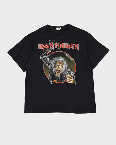 90s Iron Maiden Eddy Claw Black Band T-Shirt - L