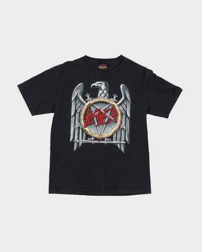 2001 Slayer Black Band T-Shirt - S / M