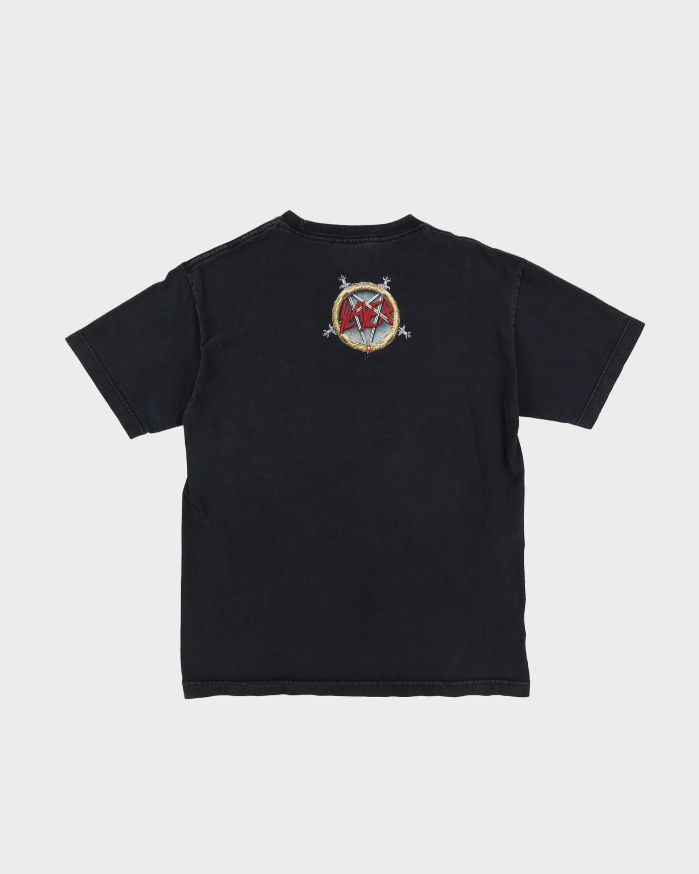 2001 Slayer Black Band T-Shirt - S / M
