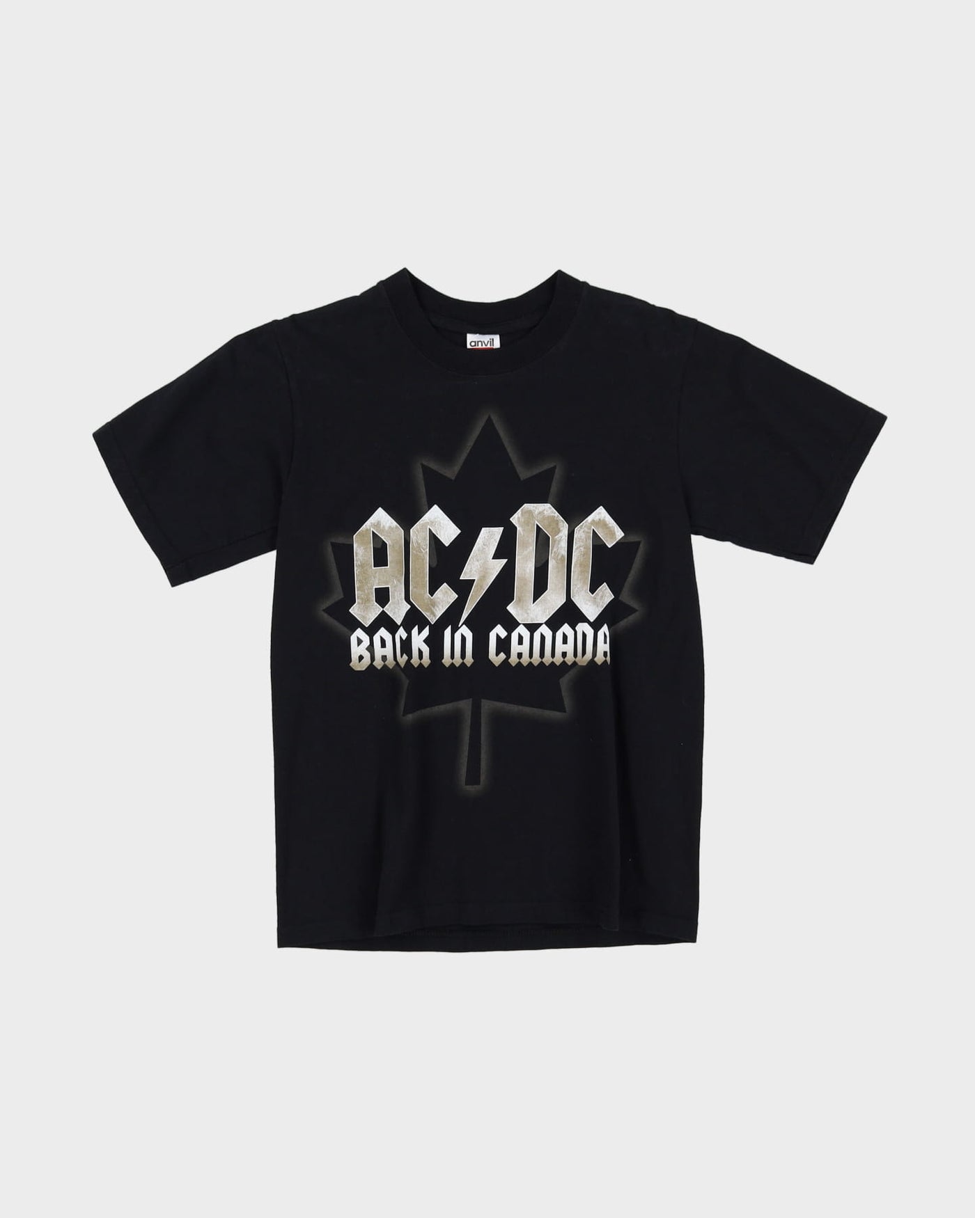 ACDC Back In Canada Black Band T-Shirt - S
