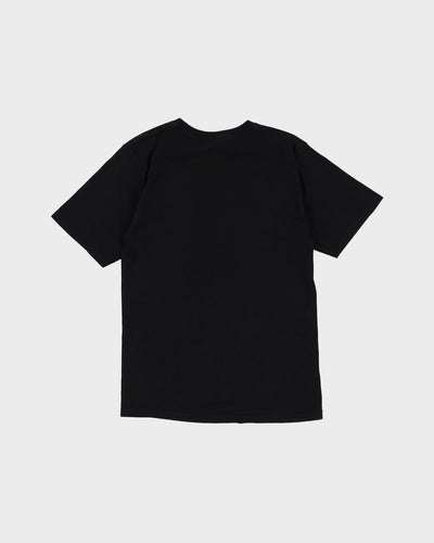 Stussy Spell Out Logo Black T-Shirt - S
