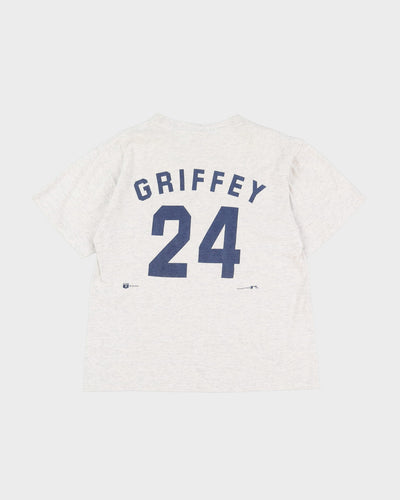 90s Nutmeg Mills Seattle Mariners MLB Ken Griffey Graphic T-Shirt - L