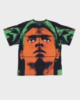 Moschino SPA All Over Face Print T-Shirt - L